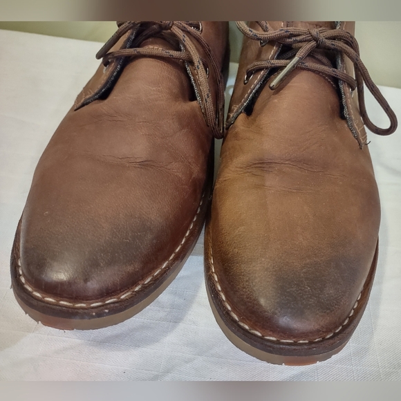 Superdry Winter Rallie Leather Desert Boots Men's Size 10, Dark Brown - Picture 9 of 11